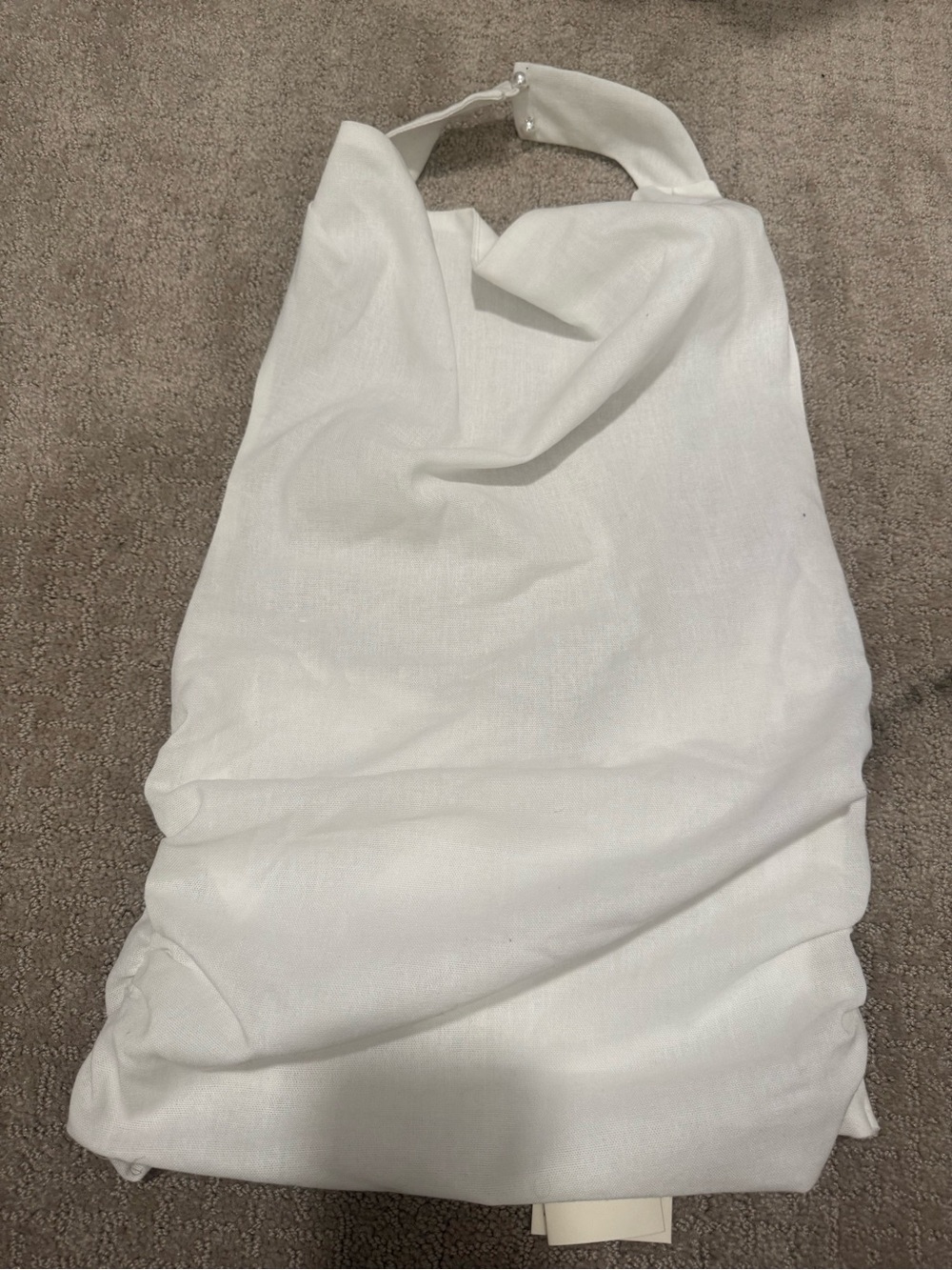 Peppermayo White Linen Halter Neck Ruched Tank Top - Picture 3 of 6